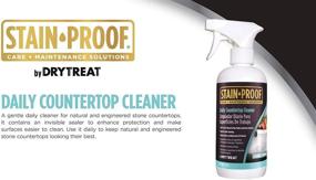 img 3 attached to 🧼 Optimal STAIN-PROOF Countertop Cleaner Spray by Dry-Treat - Effortlessly Remove Dirt, Dust, & Oil from Tile, Stone, & Hard Surfaces with Enhanced Cleaning Solution