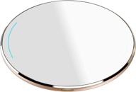 tozo w1 wireless charger thin aviation aluminum computer numerical control technology fast charging pad gold (no ac adapter) logo