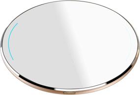 img 4 attached to TOZO W1 Wireless Charger Thin Aviation Aluminum Computer Numerical Control Technology Fast Charging Pad Gold (NO AC Adapter)