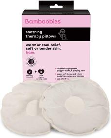 img 4 attached to 🤱 Bamboobies Soothing Nursing Pillows: Achieve Comfortable Breastfeeding with Flaxseed, Versatile Heating Pad, and Cold Compress