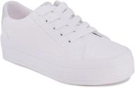 👟 nautica fashion sneaker dulcie girls white 1 athletic girls' shoes – stylish and sporty footwear logo