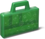 📦 lego sorting case to go: convenient and compact green organizer logo
