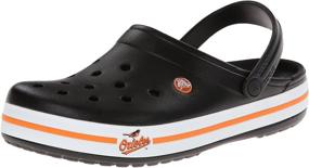 img 4 attached to Crocs Crocband Orioles Clog Black