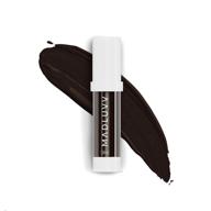 💆 madluvv darkest brown 114 - top microblading ink for permanent makeup machine, 10ml bottle logo