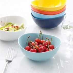 img 1 attached to Enhance Your Dining Experience with Sweese 101 002 Porcelain Bowls Assorted