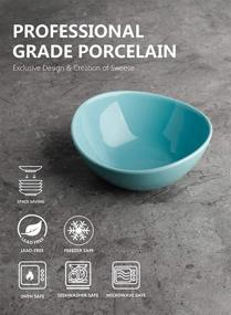 img 2 attached to Enhance Your Dining Experience with Sweese 101 002 Porcelain Bowls Assorted