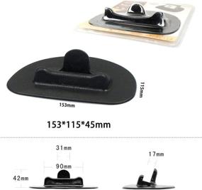 img 1 attached to 🚗 Подставка для автомобиля HitCar Car Desk Dashboard Anti-Slip Silicone Smart Stand Mount Holder Mat Pad для PSP GPS Мобильный телефон iPhone 6 7 Plus PDA GPS Планшет iPhone Маленький размер: обзоры и характеристики