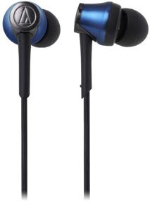 img 3 attached to Audio-Technica ATH-CKR55BTBL Wireless In-Ear Headphones with 🎧 In-Line Mic & Control - Sound Reality, Blue