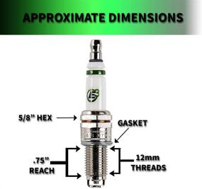 img 3 attached to 🔥 E3 Spark Plugs E3.36 Powersports Spark Plug | Enhanced Performance Plug (1) - E336