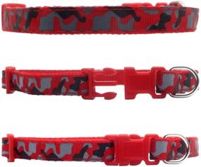 img 1 attached to 🐶 12/16 PCS Soft Nylon Puppy Whelping ID Collars - Adjustable Reusable Washable Baby Dog ID Bands for Breeders, Neck Sizes 8" - 13