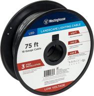 🖤 westinghouse 700026w: 75 ft. low voltage cable, black - 22 piece set логотип