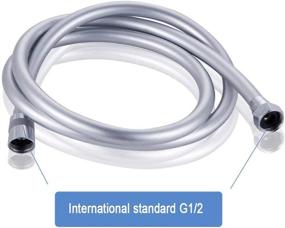 img 3 attached to 🚿 Upgrade Your Shower Experience with the Extra Long 2m (79 inch) Shower Hose - Anti-Kink, Flexible & Durable! Get Yours Now in Standard G 1/2 Size