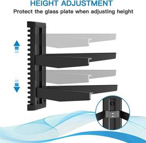 img 3 attached to 📺 PERLESMITH Floating AV Shelf - Wall Mount TV Shelf for Xbox, Projector, WiFi Router, Game Console and Cable Box - Holds up to 16.5lbs - DVD DVR Component Shelf - PSDSK2