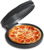 🍕 efficiently prepare delicious pizzas with commercial chef chqp12r 12-inch pizza maker in sleek black design logo