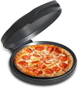 img 4 attached to 🍕 Эффективная подготовка вкусных пицц с профессиональным печью CHQP12R диаметром 12 дюймов в элегантном черном дизайне.