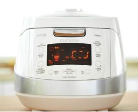 img 3 attached to 🍚 Cuckoo CRP-HS0657FW: 6-Cup Induction Heating Pressure Rice Cooker, 11 Menu Options, Stainless Steel Inner Pot - Made in Korea (White)