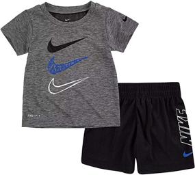 img 4 attached to 👕 Nike Triple Graphic Midnight 66G104 U90 Boys' Clothing Set: Stylish and Versatile Wardrobe Essentials