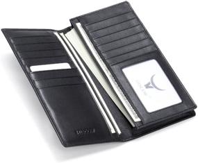 img 3 attached to 💼 HISCOW Bifold Wallet: The Ultimate Men's Accessory with Credit Card Slots!