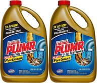 💪 powerful pipeguard combo: liquid-plumr pro-strength full clog destroyer (2-pack, 80 fl oz) logo