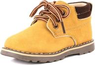👞 femizee toddler leather loafers: stylish & comfortable boys' oxfords logo