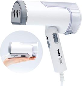 img 4 attached to 👕 BUSYPIGGY Portable Clothes Steamer for Travel and Home Use - Handheld Garment Steamer with 130ml Capacity, Rapid 25s Heat-up, 1200W Mini Foldable Design (White)