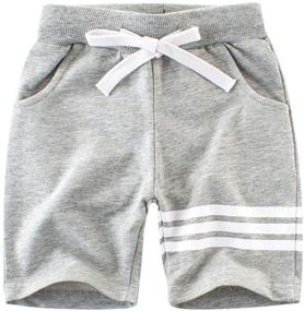 img 1 attached to Pajamas Cotton Toddler Clothes T Shirt Boys' Clothing