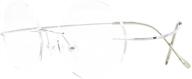 ๐ eyekepper titanium rimless eyeglasses: premium men's eyewear for sunglasses and accessories logo