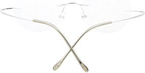 img 1 attached to 👓 Eyekepper Titanium Rimless Eyeglasses: Premium Men's Eyewear for Sunglasses and Accessories