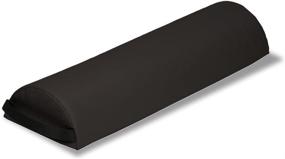 img 4 attached to 🌍 EARTHLITE Jumbo Half Bolster Pillow – Durable Massage Bolster, 100% PU Upholstery with Strap Handle/Professional Quality for Massage Tables/Relief of Back Pain, in Black