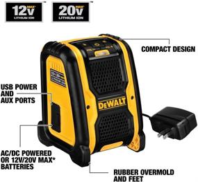 img 2 attached to 🔊 DEWALT 20V MAX Строительная Bluetooth-колонка (DCR006)