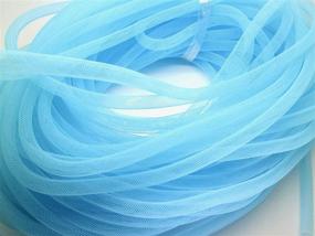 img 2 attached to Crafters Delight: 80 Yards of 0.3 inch Deco Mesh Tubing for Stunning Wreaths - Mixed Color 2