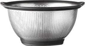 img 3 attached to 5-Quart Black KitchenAid Gourmet Stainless Steel Colander