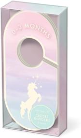 img 3 attached to 🦄 Punch Studio Lady Jayne Baby Nursery Decor Closet Dividers 0-24 Months (Magical Unicorn): Organize and Beautify Your Little One's Closet!