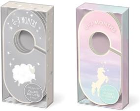 img 1 attached to 🦄 Punch Studio Lady Jayne Baby Nursery Decor Closet Dividers 0-24 Months (Magical Unicorn): Organize and Beautify Your Little One's Closet!