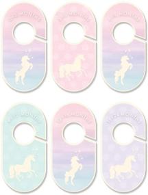 img 2 attached to 🦄 Punch Studio Lady Jayne Baby Nursery Decor Closet Dividers 0-24 Months (Magical Unicorn): Organize and Beautify Your Little One's Closet!