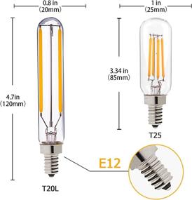 img 2 attached to 💡 Dazzling Dimmable Candelabra Tubular Incandescent Equivalent – A Perfect Lighting Solution!