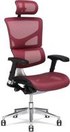 chair executive black k sport headrest logo