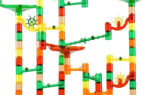 img 1 attached to 🦖 Marble Genius Run Dinosaur Starter Pack: An Incredible Marble Run Adventure