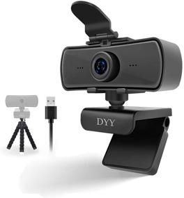 img 4 attached to 📷 DYY 2K Webcam: Full HD Web Cam with Mic & Tripod - Ideal for Conference, Gaming & Video Calling