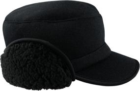 img 3 attached to 🧢 Угольная кепка Charcoal Nice Caps - детские аксессуары для холодной погоды (от 7 до 12 лет)