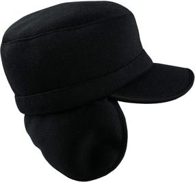 img 2 attached to 🧢 Угольная кепка Charcoal Nice Caps - детские аксессуары для холодной погоды (от 7 до 12 лет)