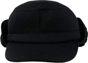 img 1 attached to 🧢 Угольная кепка Charcoal Nice Caps - детские аксессуары для холодной погоды (от 7 до 12 лет)