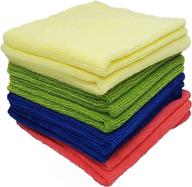 microfiber cleaning absorbent purpose cloths logo