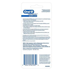 img 2 attached to 🦷 Oral-B Complete SatinFloss Mint Dental Floss, 50 M (54.6 yd) - Pack of 2