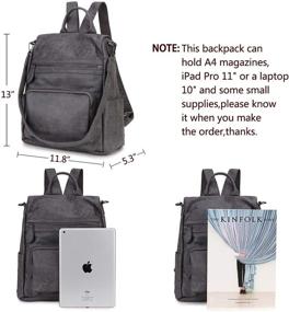 img 3 attached to Backpack RAVUO Anti Theft Convertible Shoulder