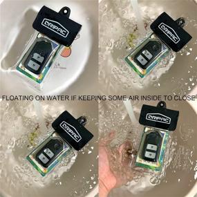 img 1 attached to 🔑 Водонепроницаемый плавающий чехол Dripac KP01 для автоключей, кошелька для наушников, пропуска, кредитной карты, денег, монет, ключей и водительского удостоверения