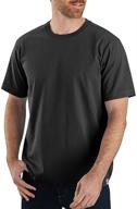 carhartt men's relaxed fit heavyweight short sleeve t-shirt - clothing and shirts логотип