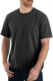 img 1 attached to Carhartt Men's Relaxed Fit Heavyweight Short Sleeve T-Shirt - Clothing and Shirts