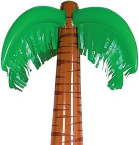 img 1 attached to 🌴 Inflatable Palm Trees: Beistle 2-Piece Set in Green/Brown - Fun and Vibrant Décor for Tropical Themed Parties