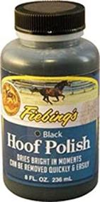 img 2 attached to 🐴 Fiebing's HFPL01P008Z Hoof Polish, Black - 8 oz: The Perfect Solution for Superb Hoof Care!